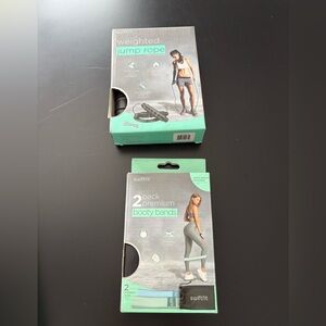 Swiftfit Jump Rope and Booty Bands Set
